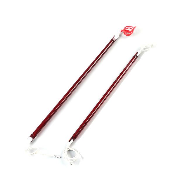Infrared quartz glass heating tube